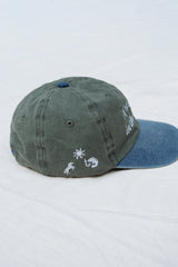 Hand embroidered hat Copy of Weekend in the Rockies Hat in Air and Water hat