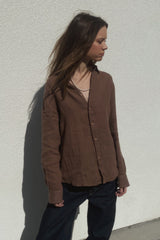 100% linen shirt Favorite Linen Shirt in Sand Shirts & Tops