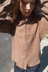 100% linen shirt Favorite Linen Shirt in Sand Shirts & Tops