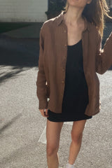 100% linen shirt Favorite Linen Shirt in Sand Shirts & Tops