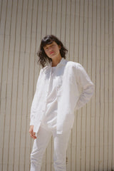 100% linen shirt Favorite Linen Shirt in White Shirt