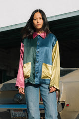 100% silk jacket Happy Surprises Come To Me Each Day Jacket