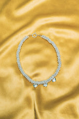925 sterling silver heart beaded necklace I Feel Love Necklace Necklace