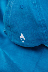 Hand embroidered hat Thriving Hat in Bright Blue hat