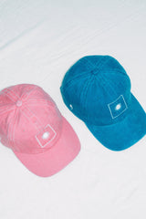 Hand embroidered hat Thriving Hat in Bright Blue hat
