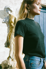 Modern Society Avalon T-shirt - BLACK TOPS