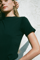 Modern Society Avalon T-shirt - BLACK TOPS