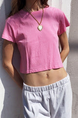 Modern Society Beverly Tee in Candy Pink T-shirt