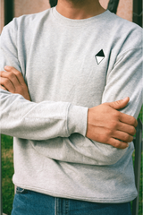 Modern Society Divine Union Sweatshirt in Nurturing Grey TOPS