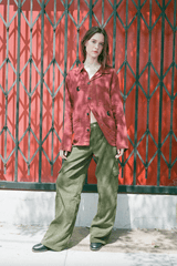 One - Of - A - Kind Yin Yang Jacket in Ruby (Unisex) - Modern Society