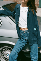 Modern Society One-of-a-kind Yin Yang Jacket with Lapis Lazuli and Turquoise Jacket