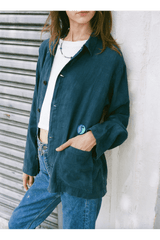 One - Of - A - Kind Yin Yang Jacket with Lapis Lazuli and Turquoise - Modern Society