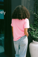 Modern Society Sun Salutation T-shirt in Candy Pink TOPS