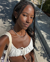 Freshwater pearl and peacock pearl necklace Yin Yang Necklace JEWELRY