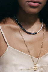 Modern Society Yin Yang Necklace JEWELRY