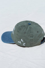Hand embroidered hat Copy of Weekend in the Rockies Hat in Air and Water hat