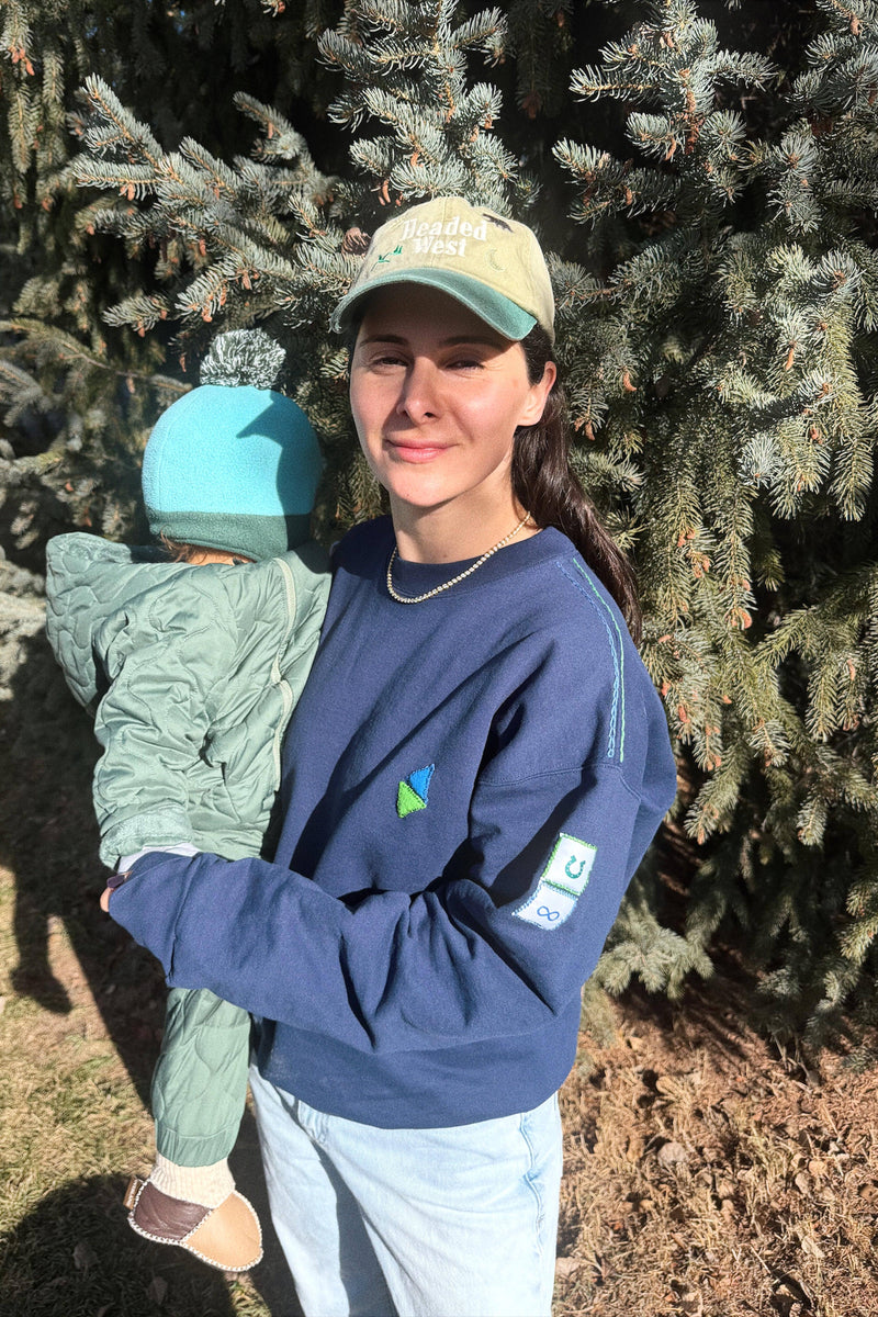 100 cotton fleece sweatshirt Slow Living Sweatshirt TOPS