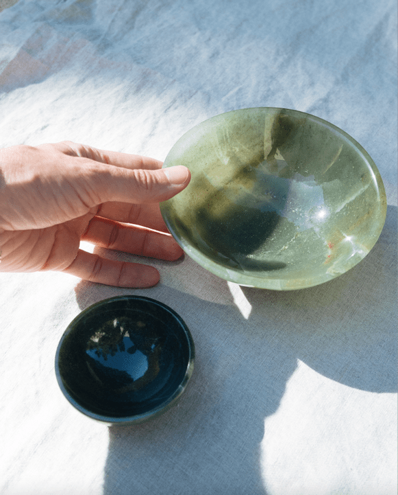 Modern Society Energy Infused Green Aventurine Bowl Medium Size Bowl