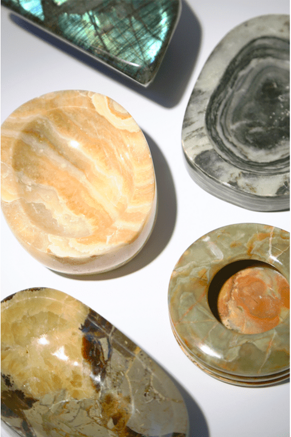 Modern Society Energy Infused Yellow Calcite Bowl HOME