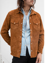 Modern Society Howdy Suede Overshirt Shirts