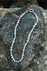 Modern Society Light Grey Pearl Necklace Necklace