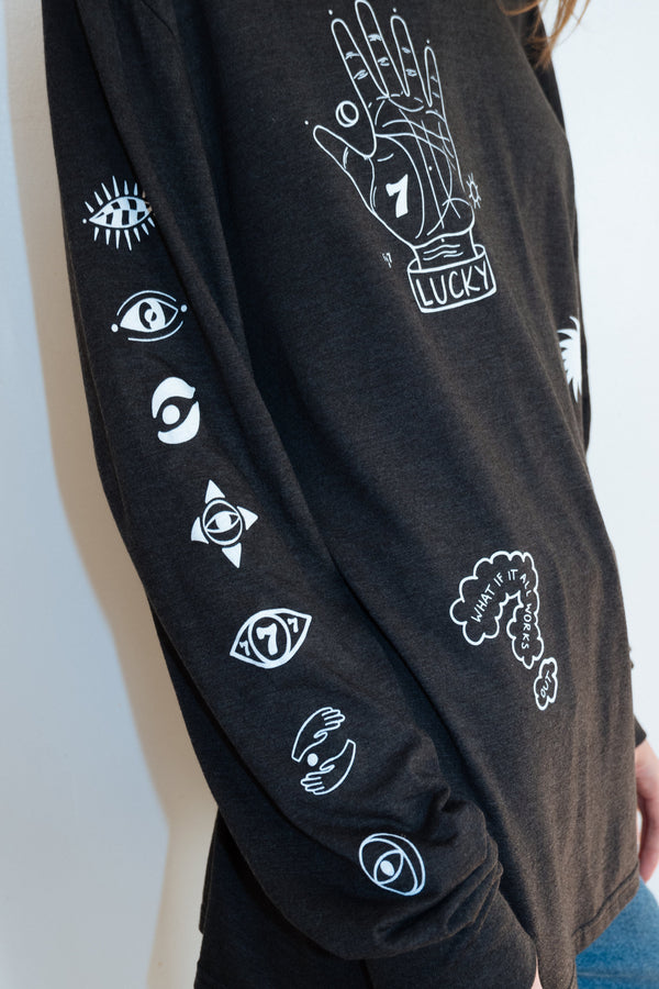 Modern Society You Are Lucky in Night TOPS